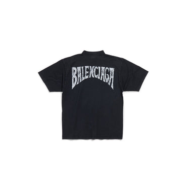 Medium Fit T-Shirt - Faded Black/White