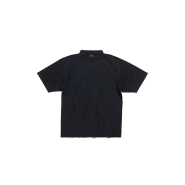 Medium Fit T-Shirt - Faded Black/White