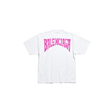 Medium Fit T-Shirt - White/Pink