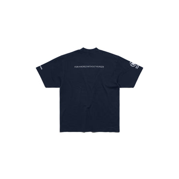 Medium Fit T-Shirt - Navy/White