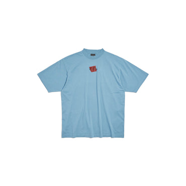 Medium Fit T-Shirt - Grey Blue/Black/Red