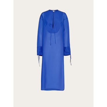 Organza Kaftan - Ladies - Lapis Lazuli
