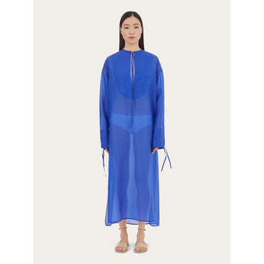 Organza Kaftan - Ladies - Lapis Lazuli