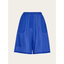 Organza Bermuda Shorts - Lapis Lazuli