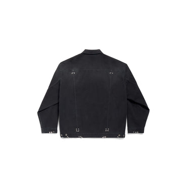 Pierced Jacket - Sunbleached Black
