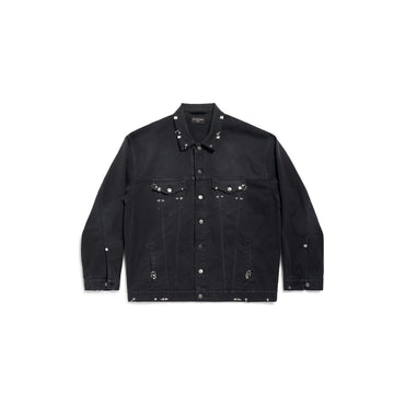 Pierced Jacket - Sunbleached Black