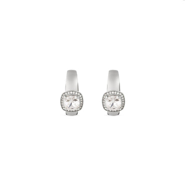 Maxi Solitaire Ear Cuffs - Silver/Crystal
