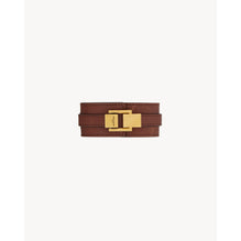 Large Carre Bracelet - Chocolat