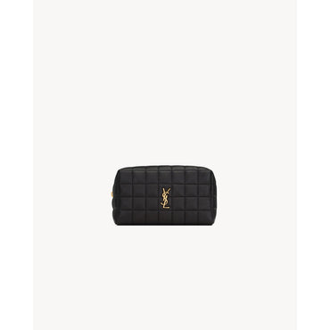 YSL POUCH SQ MAT 7_SINTRA SPOR - NERO/GOLD