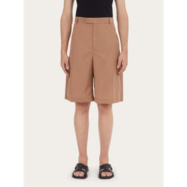 Technical Taffeta Bermuda Short - Beige