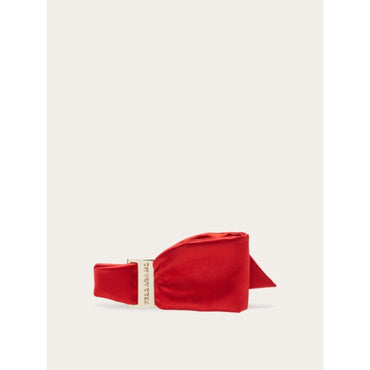 Asymmetrical Hair Clip - Ladies - Flame Red