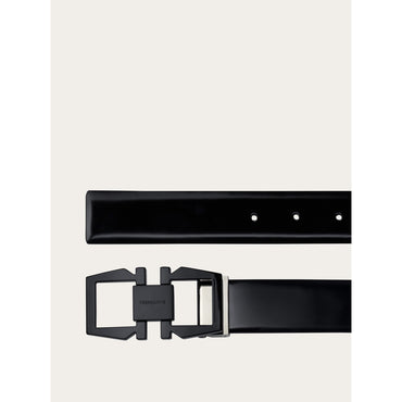 Adjustable Gancini Belt - Calfskin - Lapis Lazuli