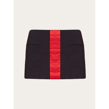 Color Block Mini Skirt - Black