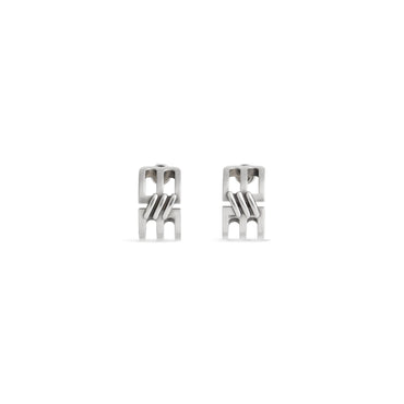 BB Icon Hoop Earrings P - Antique Silver