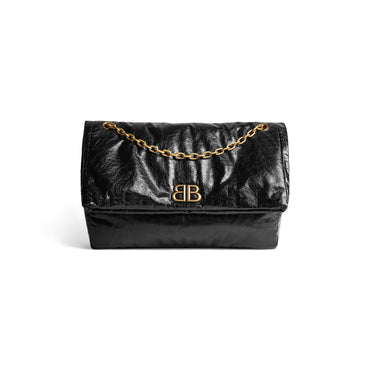 Monaco Chain Bag L - Black