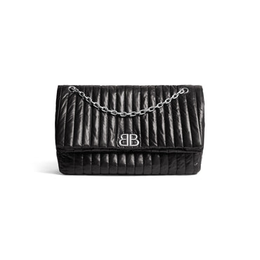 Monaco Chain Bag L - Black