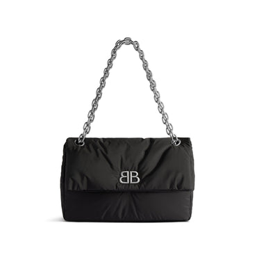 Monaco Chain Bag M - Black
