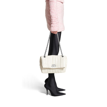 Monaco Chain Bag S - Off White
