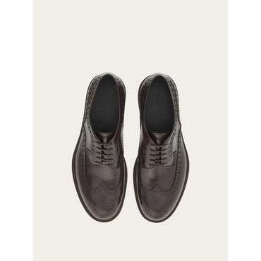 Derby With Perforated Detailing - Men - Testa Di Moro