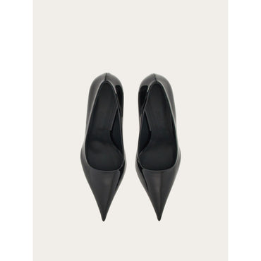 Pump With Wedge Heel - Ladies - Black