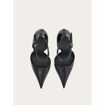 Pump With Wedge Heel - Ladies - Black