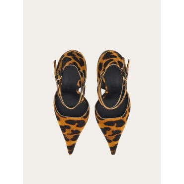Pump With Wedge Heel - Ladies - Animalier