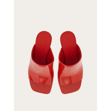 Open-Toe Slide - Ladies - Flame Red