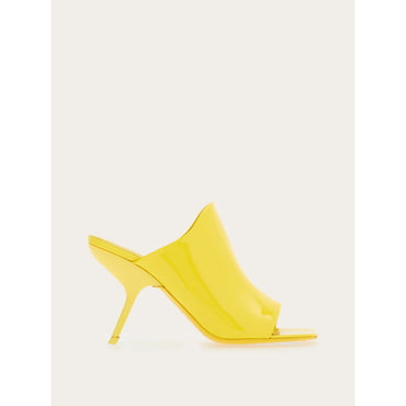 Open-Toe Slide - Ladies - Yellow