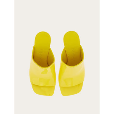Open-Toe Slide - Ladies - Yellow