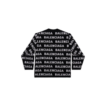 All-Over Cardigan - Black/White