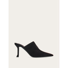 Mule With Graphic Insert - Ladies - Black/Flame Red