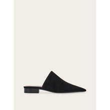 Mule With Graphic Insert - Ladies - Black/Flame Red
