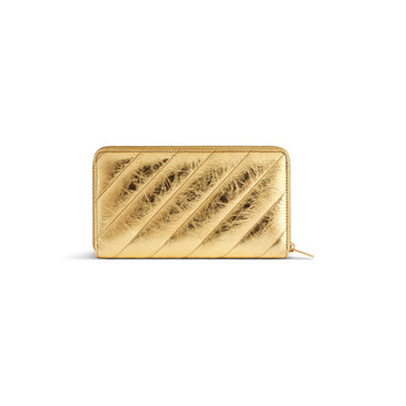 Crush Continental Wallet - Gold