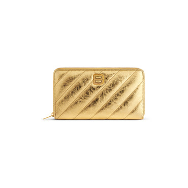 Crush Continental Wallet - Gold