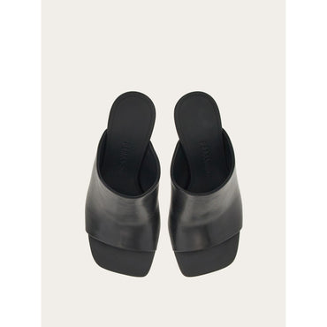 Open-Toe Slide - Ladies - Black