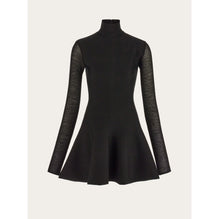 Short Knitted Dress - Ladies - Black