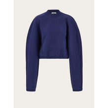 Cocoon Crew Neck Sweatshirt - Midnight Blue