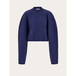 Cocoon Crew Neck Sweatshirt - Midnight Blue