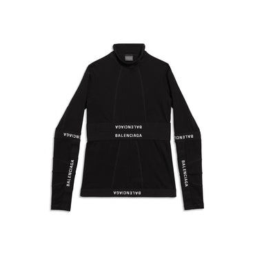 Patched Briefs Top - Black/White