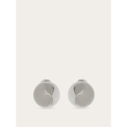 Organic Shape Earrings - Palladium