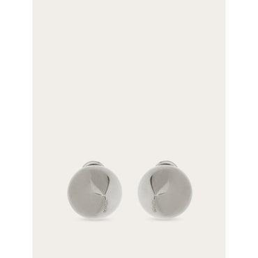 Organic Shape Earrings - Palladium