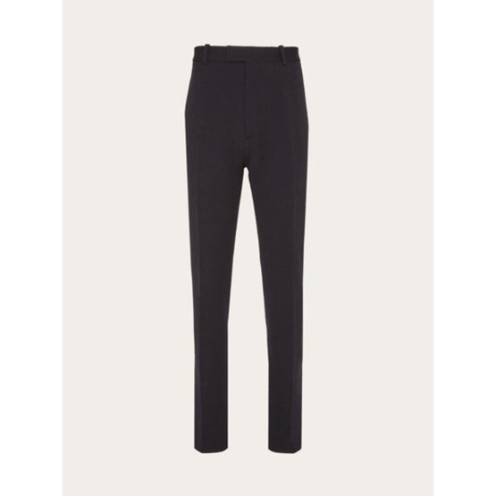 Technical Gabardine Trousers - Black