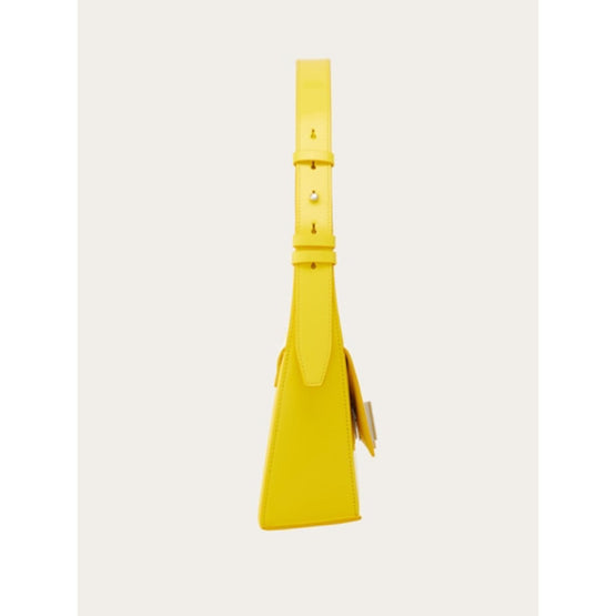 Geometric Medium Shoulder Bag - Yellow