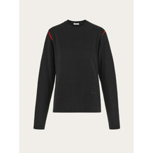 Long Sleeved T-Shirt with Slash Inserts - Black/Red