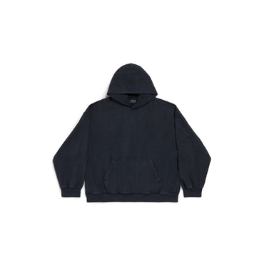 Medium Fit Hoodie - Faded Black/White