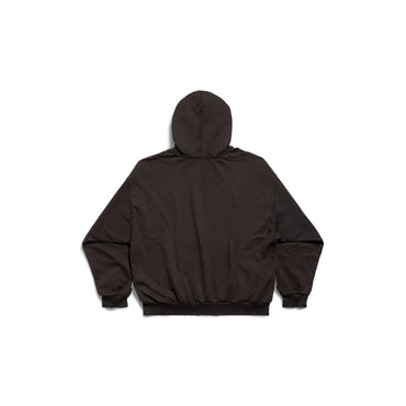 Medium Fit Hoodie - Washed Black/Grey
