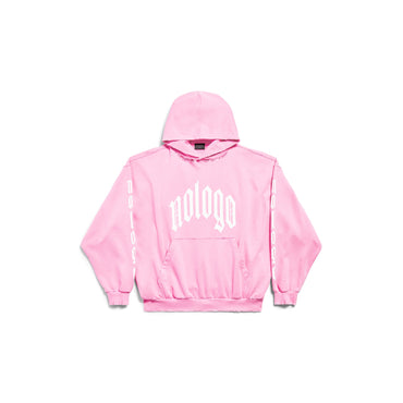 Medium Fit Hoodie - Light Pink/White