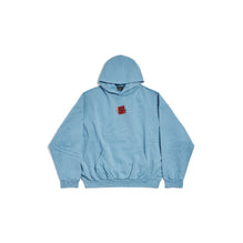 Medium Fit Hoodie - Grey Blue/Black/Red