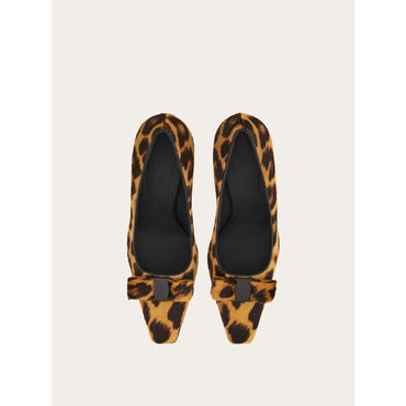 Vara Bow Pump Shoe - Ladies - Animalier