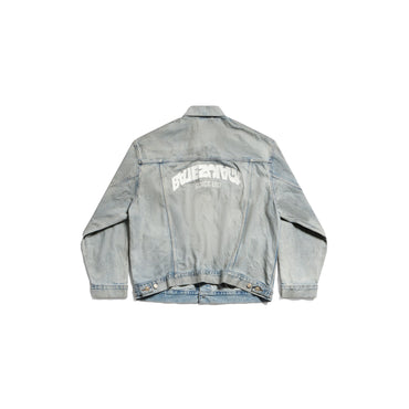 Large Fit Jacket - Dirty Blue